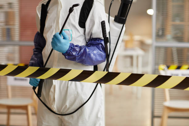Professional Biohazard Cleanup technician working in Alviso, CA